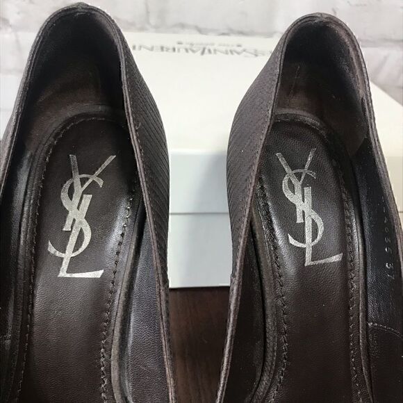 7 (37) YVES SAINT LAURENT RIVE GAUCHE PLATFORMS - Picture 7 of 8